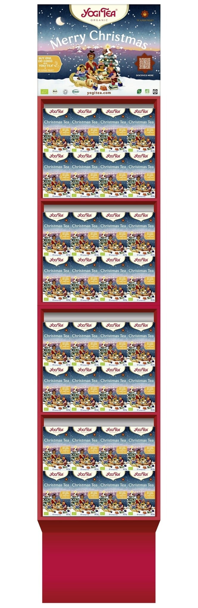 Yogi Tea Christmas bio display 1 Expositor