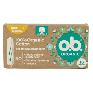 OB o.b. Tampons Organic Normal 16 Pieces