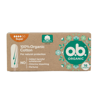 OB o.b. Tampons organic super 16 pieces