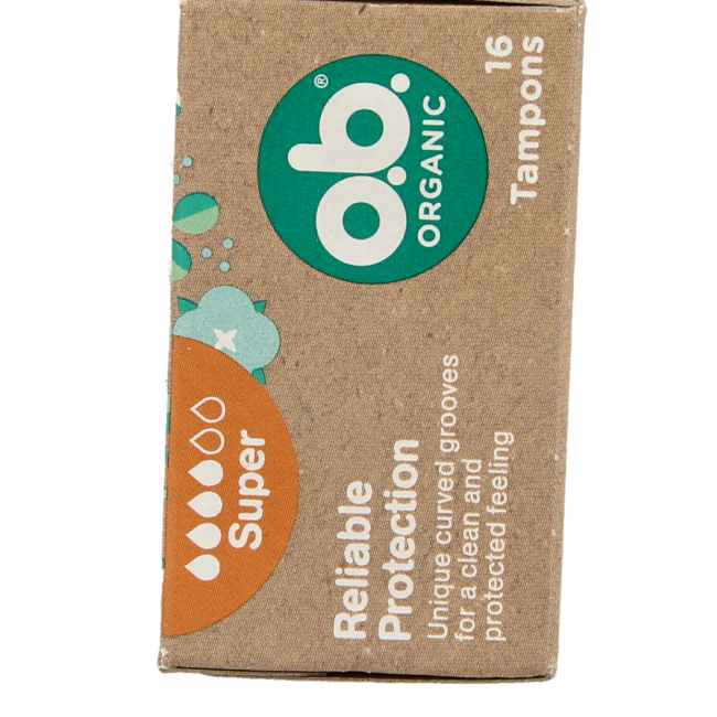 o.b. Tampons organic super 16 pieces