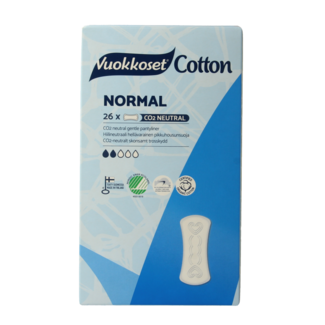 Vuokkoset Protège-slips Vuokkoset normal coton bio 26 pièces