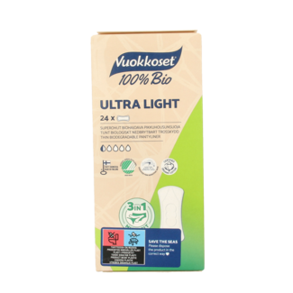 Vuokkoset Protège-slips Vuokkoset ultra light 24 pièces