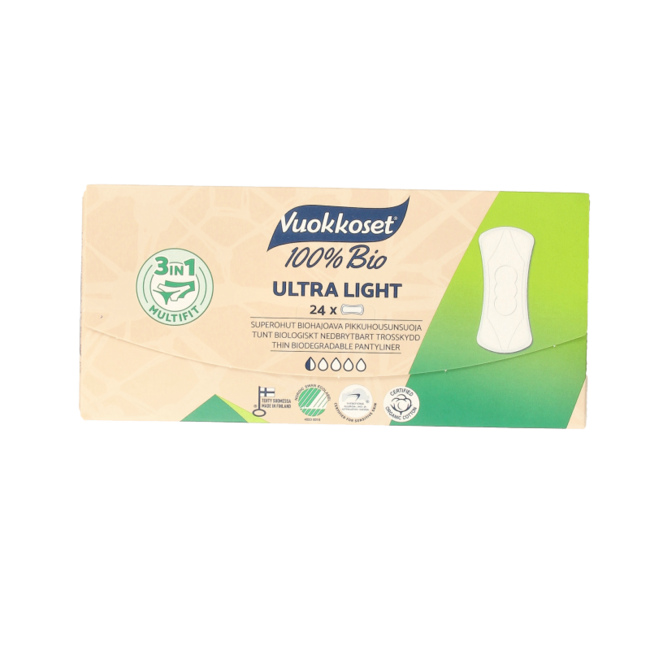 Wkładki higieniczne Vuokkoset Ultra Light, 24 sztuki