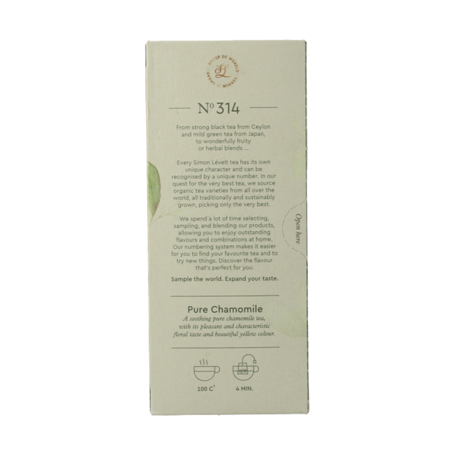 Pure chamomile bio 20 Zakjes