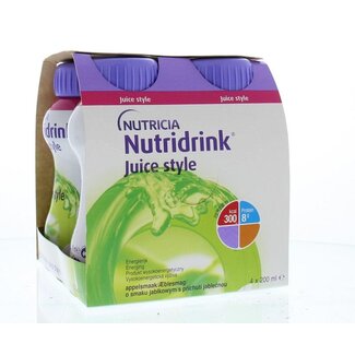Nutridrink Nutridrink Juice style apple 4 Units