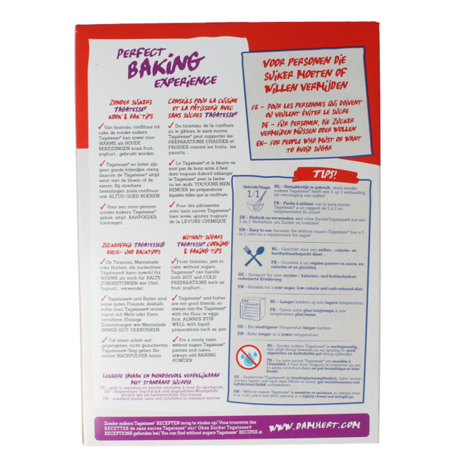 Damhert Tagatesse Süßungsmittel 500 Gramm