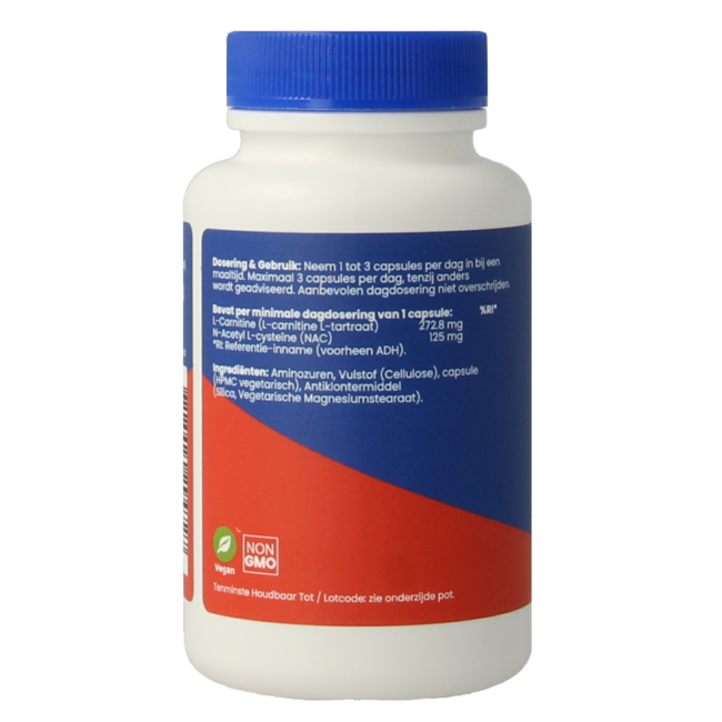 OrthoVitaal L-Carnitina 60 Cápsulas vegetarianas