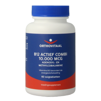 OrthoVitaal B12 Actief combi 10.000mcg 60 comprimidos sublinguales