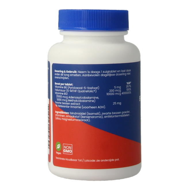 B12 Actief combi 10.000mcg 60 comprimidos sublinguales