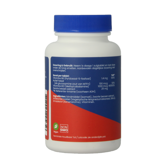 OrthoVitaal B12 Activo 1000 mcg 120 Comprimidos para Chupar