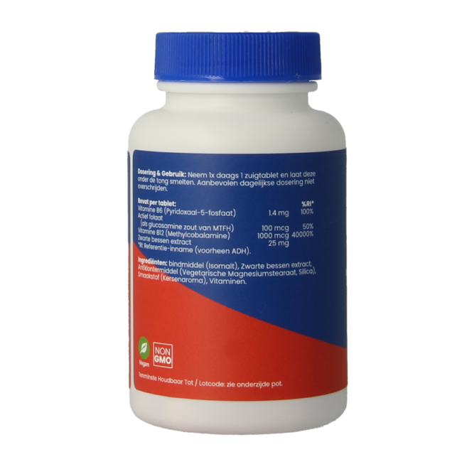 OrthoVitaal B12 Actief 1000mcg 60 comprimidos masticables