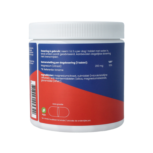 Citrato de magnesio 200mg 240 comprimidos