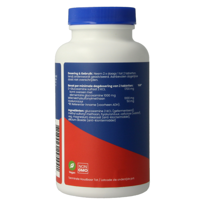 OrthoVitaal Glucosamine / MSM / Acide Hyaluronique vegan 90 Comprimés