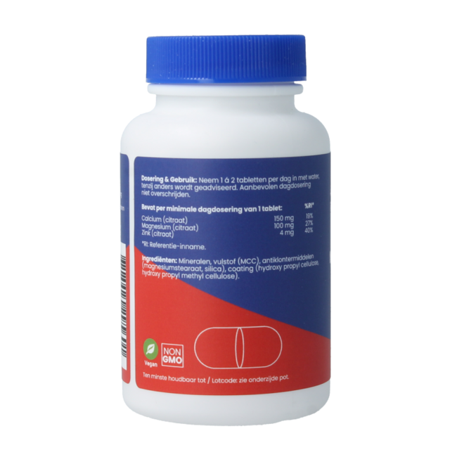 OrthoVitaal Calcium Magnésium Zinc 60 comprimés