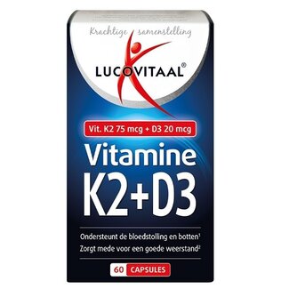 Lucovitaal Vitamine K2 + D3 60 Capsule