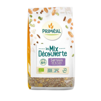 Primeal Primeal Mix di cereali con grano saraceno, frumento e lupini bio 400 grammi