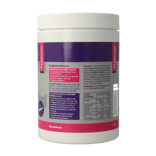 Mannavital Collagen platinum 306 gramos