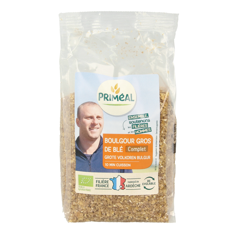Primeal Bulgur di Grano Francia Bio 400 Grammi
