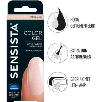 Sensista Colour gel vanilla sky 7.5 Millilitre