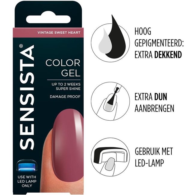 Color gel vintage sweet heart 7.5 Millilitres
