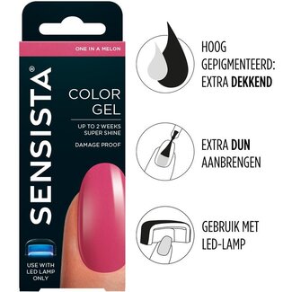 Sensista Color gel one in a melon 7.5 Millilitres