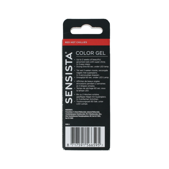 Sensista Color gel red hot chillies 7.5 Millilitres