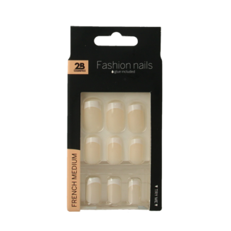 2B 2B Nails French Medium 24 Pieces
