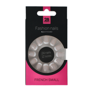 2B 2B Nails French Small 24 Pieces