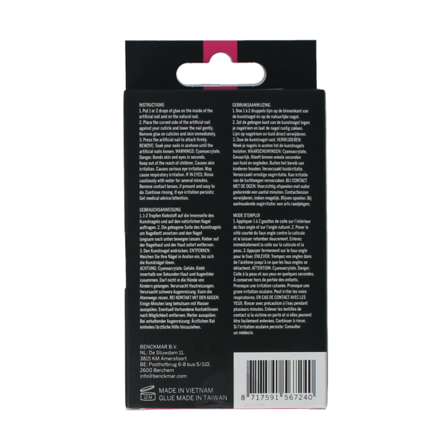 2B Nails french small 24 unidades