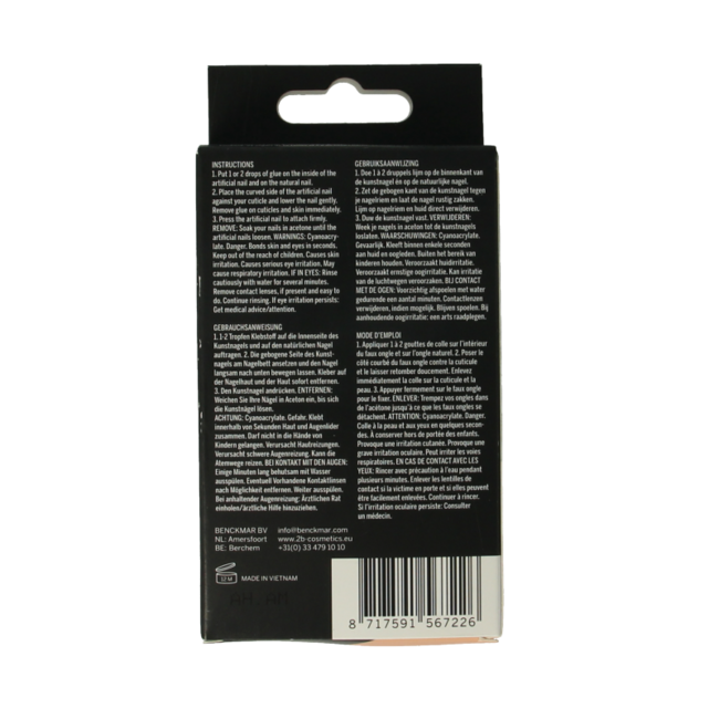 2B Nails stiletto naturale 24 Pezzi