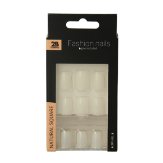 2B 2B Nails natural square 24 sztuki