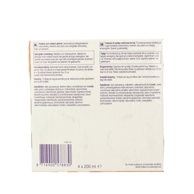 Juice style orange 800 ml