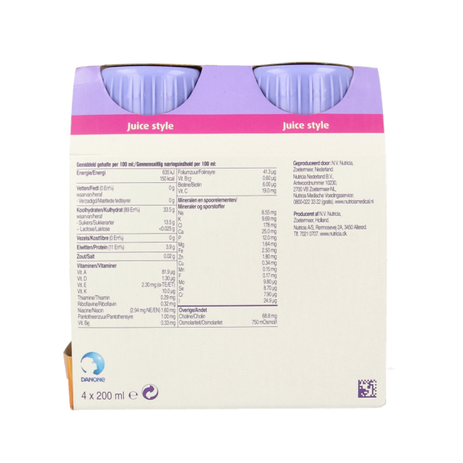 Nutridrink Juice Style Arancia 800 Millilitri