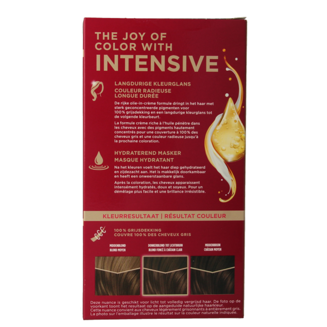 Tinta per Capelli Poly Palette 600 Castano Chiaro 1 Set