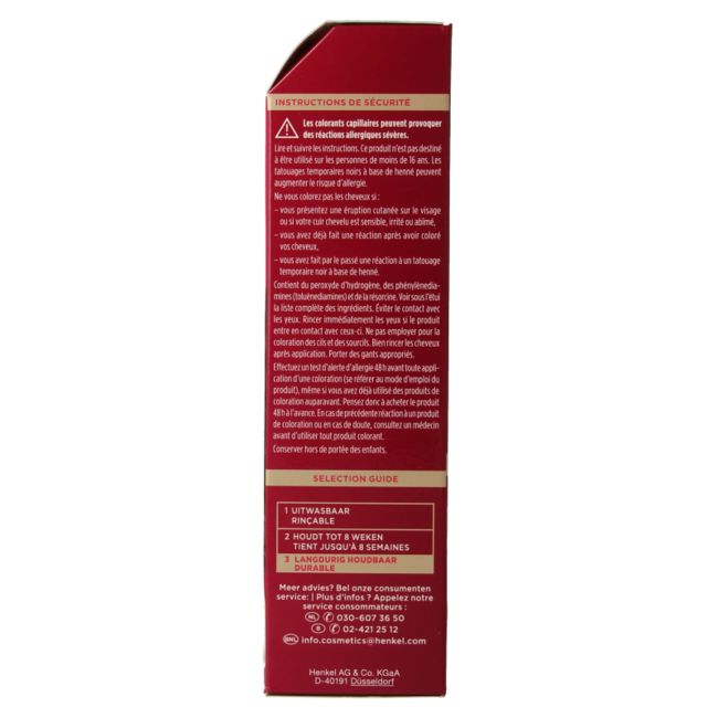 Tinta per Capelli Poly Palette 600 Castano Chiaro 1 Set