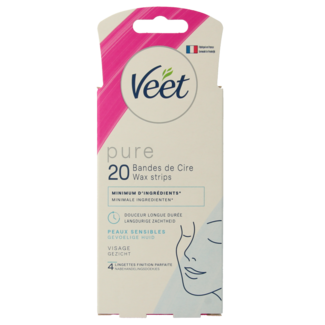 Veet Paski do depilacji woskiem Veet Minima do twarzy, 20 sztuk