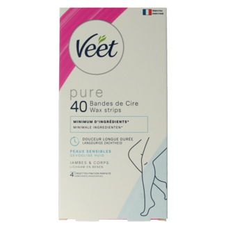 Veet Veet Minima Bandes de Cire Jambes 40 Pièces