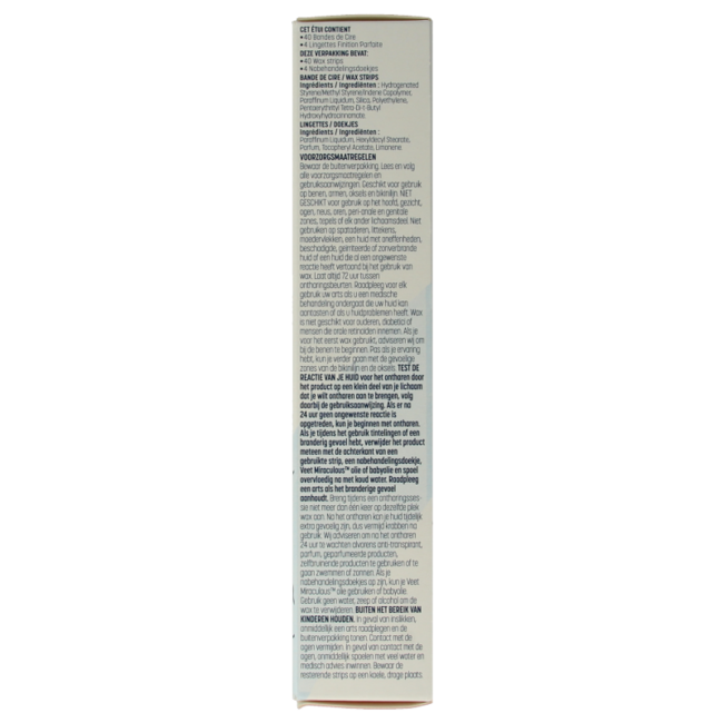 Veet Minima wax strips legs 40 pieces