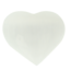 Cuore di Selenite Bianca (Pietra) circa 6 cm, 1 Pezzo
