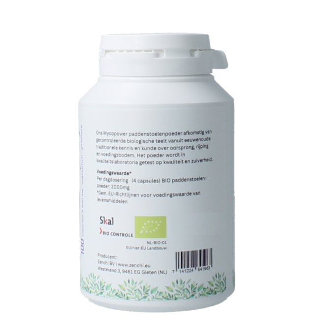 Mycopower Tonderzwam bio 100 Capsules