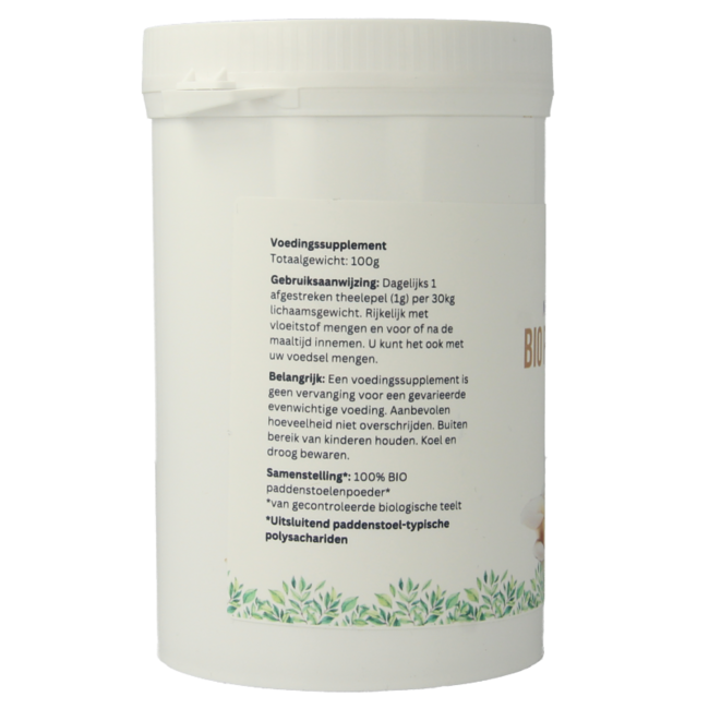 Mycopower Pleurotus proszek bio 100 Gramów