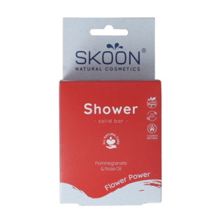 Skoon Stały żel pod prysznic Flower Power 90 Gramów
