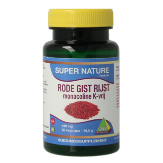 SNP SNP Rode gist rijst monacoline K vrij 30 Vegetarische capsules