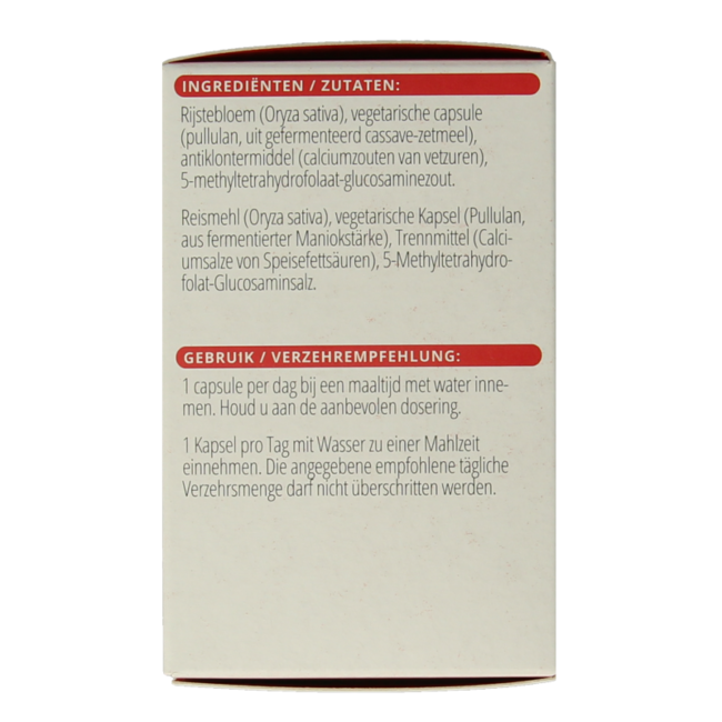 Folat 5-MTHF 400 mcg 100 Kapseln