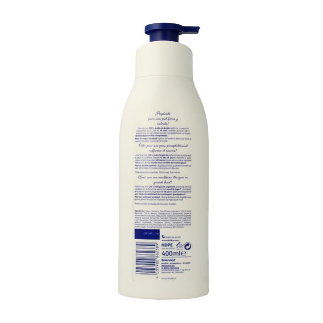 Latte Corpo Nivea Q10 plus Olio di Argan 400 Millilitri