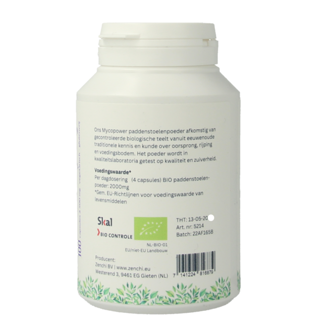 Mycopower Hericium bio 100 gélules