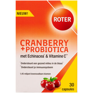 Roter Roter Cranberry & probiotica 30 Cápsulas