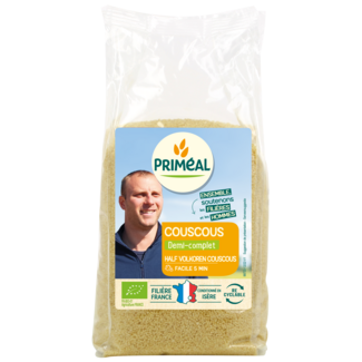 Primeal Primeal Couscous semi-wholemeal organic 1 Kilogram
