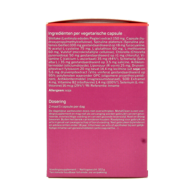 Nutrisan Metalclean 120 Gélules