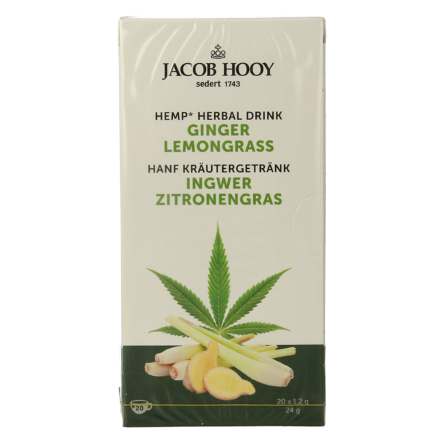 Jacob Hooy Canapa zenzero citronella 12 Pezzi